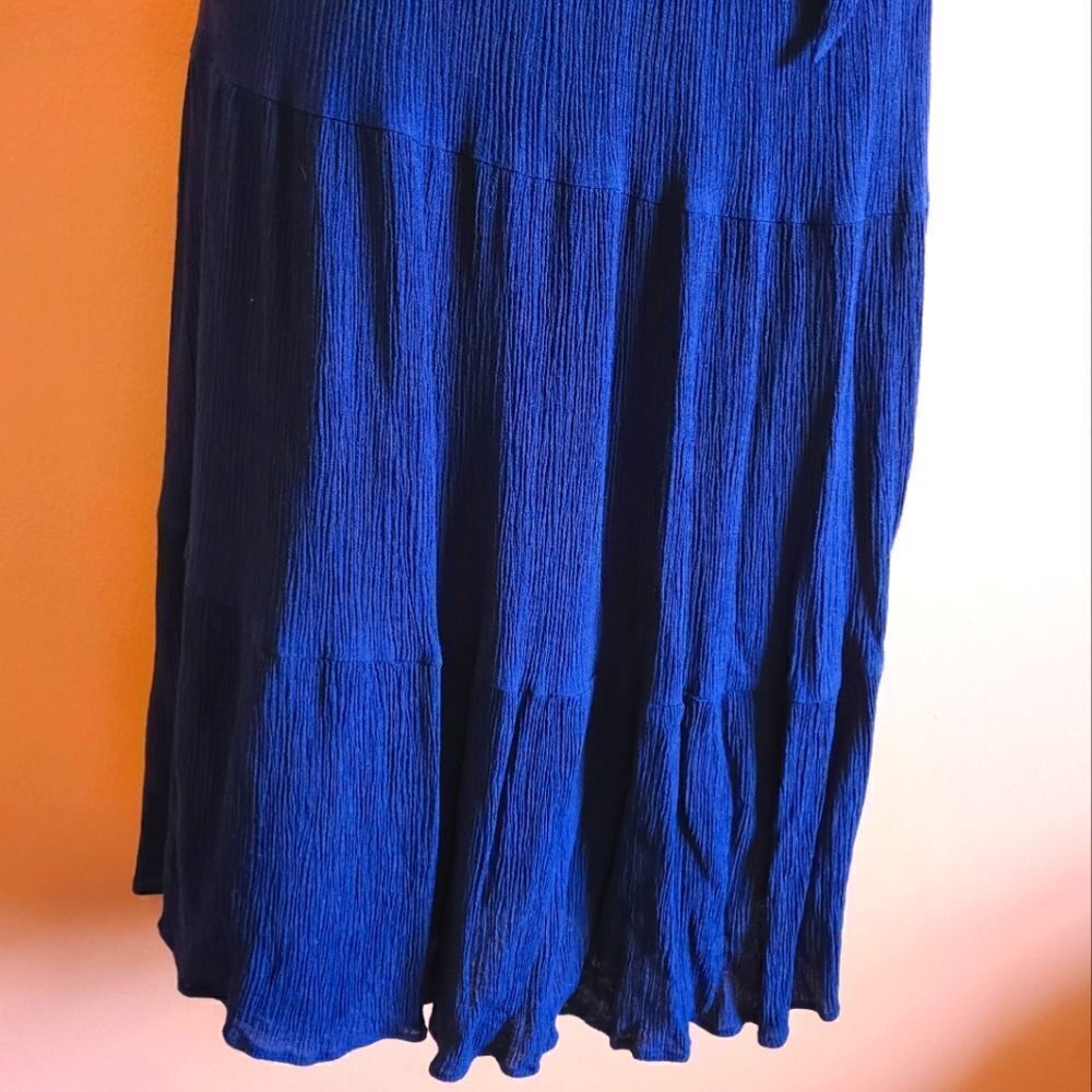Boden Aurora Navy Blue Midi Wrap Dress Size 2R - Picture 5 of 11